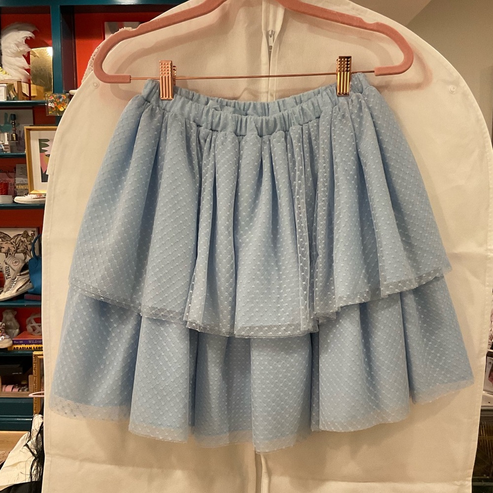 Hill House Blue Tulle Mini Skirt